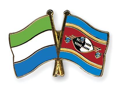 Fahnen Pins Sierra-Leone Swasiland