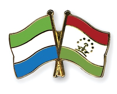 Fahnen Pins Sierra-Leone Tadschikistan