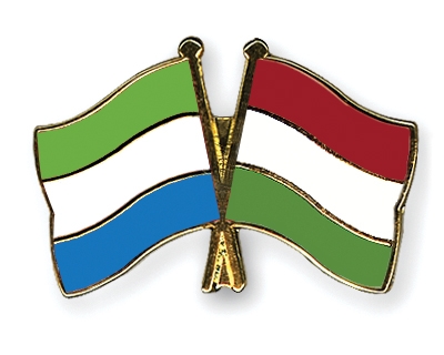 Fahnen Pins Sierra-Leone Ungarn