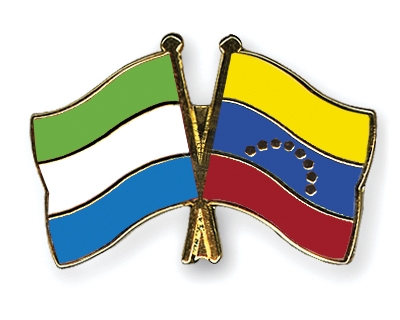 Fahnen Pins Sierra-Leone Venezuela