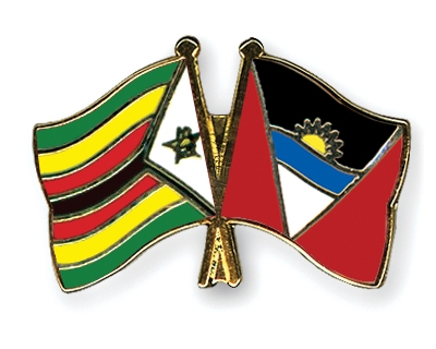 Fahnen Pins Simbabwe Antigua-und-Barbuda