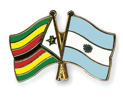 Fahnen Pins Simbabwe Argentinien