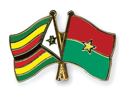 Fahnen Pins Simbabwe Burkina-Faso