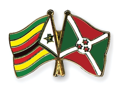 Fahnen Pins Simbabwe Burundi