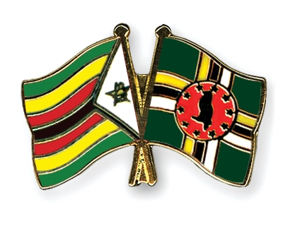 Fahnen Pins Simbabwe Dominica