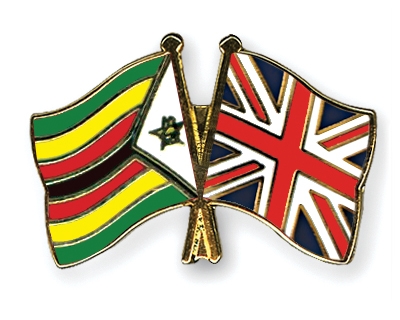 Fahnen Pins Simbabwe Grossbritannien