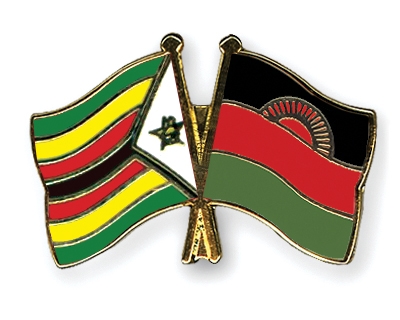 Fahnen Pins Simbabwe Malawi