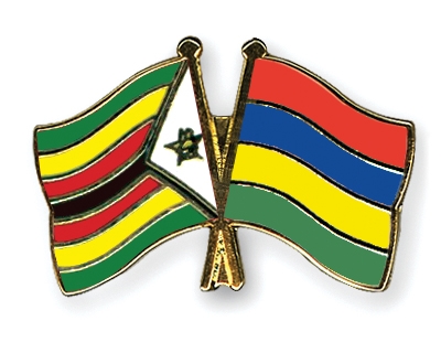 Fahnen Pins Simbabwe Mauritius