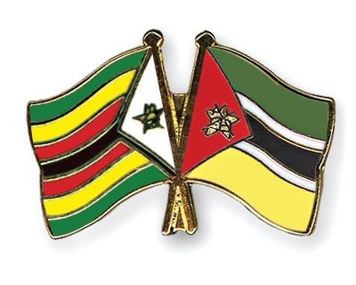 Fahnen Pins Simbabwe Mosambik