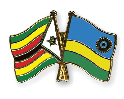 Fahnen Pins Simbabwe Ruanda