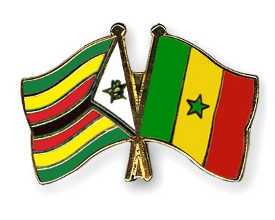 Fahnen Pins Simbabwe Senegal