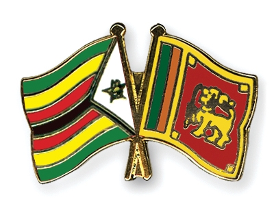 Fahnen Pins Simbabwe Sri-Lanka