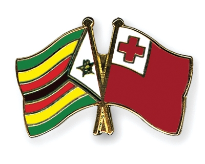 Fahnen Pins Simbabwe Tonga