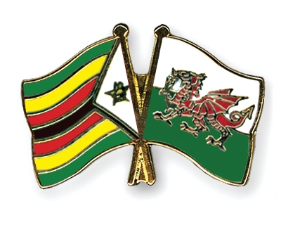 Fahnen Pins Simbabwe Wales