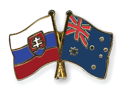 Fahnen Pins Slowakei Australien