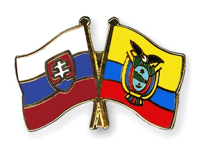 Fahnen Pins Slowakei Ecuador