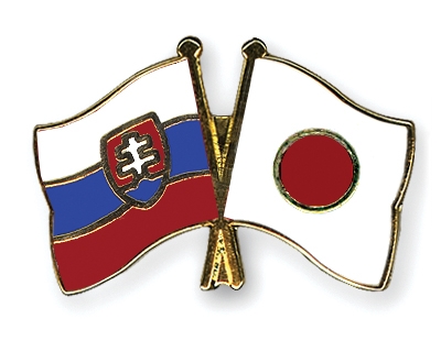 Fahnen Pins Slowakei Japan