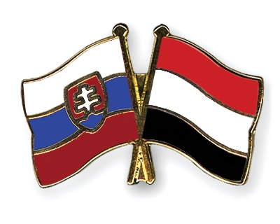 Fahnen Pins Slowakei Jemen
