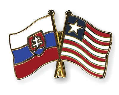 Fahnen Pins Slowakei Liberia