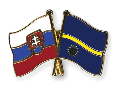 Fahnen Pins Slowakei Nauru