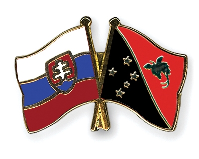 Fahnen Pins Slowakei Papua-Neuguinea