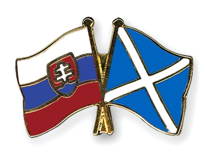 Fahnen Pins Slowakei Schottland