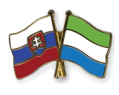 Fahnen Pins Slowakei Sierra-Leone