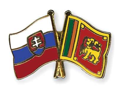Fahnen Pins Slowakei Sri-Lanka