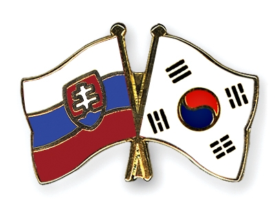 Fahnen Pins Slowakei Sdkorea