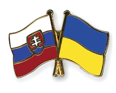 Fahnen Pins Slowakei Ukraine