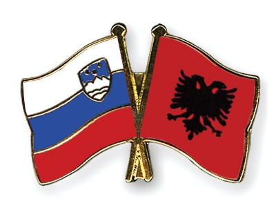 Fahnen Pins Slowenien Albanien