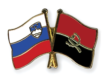Fahnen Pins Slowenien Angola