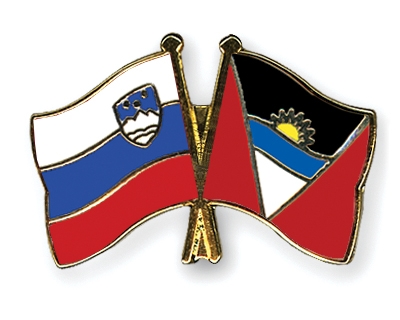 Fahnen Pins Slowenien Antigua-und-Barbuda