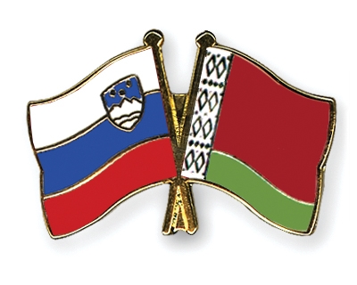 Fahnen Pins Slowenien Belarus