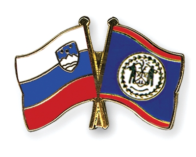 Fahnen Pins Slowenien Belize