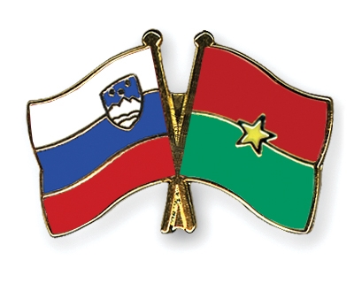 Fahnen Pins Slowenien Burkina-Faso
