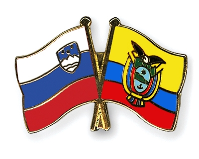 Fahnen Pins Slowenien Ecuador