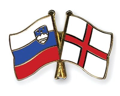 Fahnen Pins Slowenien England