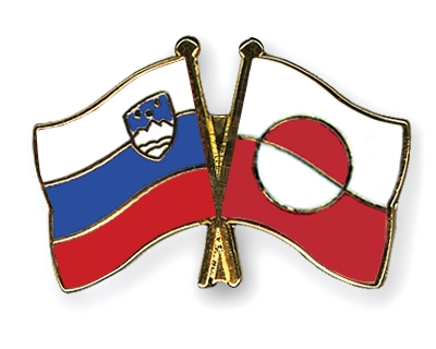 Fahnen Pins Slowenien Grnland