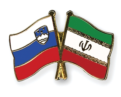 Fahnen Pins Slowenien Iran