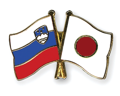 Fahnen Pins Slowenien Japan