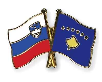 Fahnen Pins Slowenien Kosovo