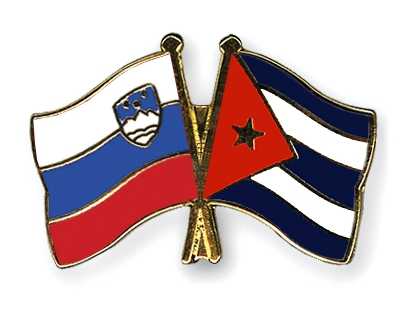 Fahnen Pins Slowenien Kuba