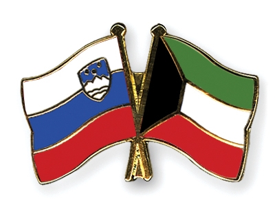 Fahnen Pins Slowenien Kuwait