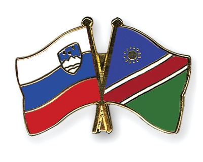 Fahnen Pins Slowenien Namibia