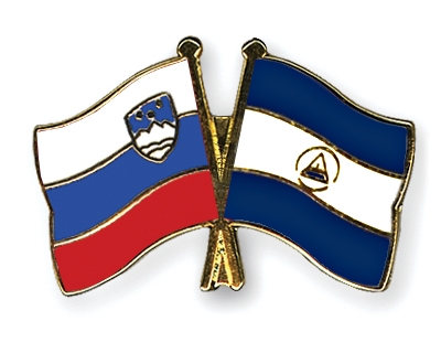 Fahnen Pins Slowenien Nicaragua