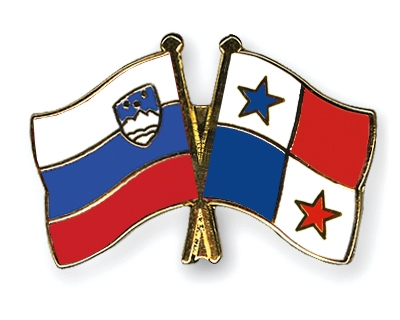 Fahnen Pins Slowenien Panama