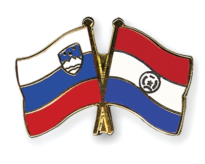 Fahnen Pins Slowenien Paraguay