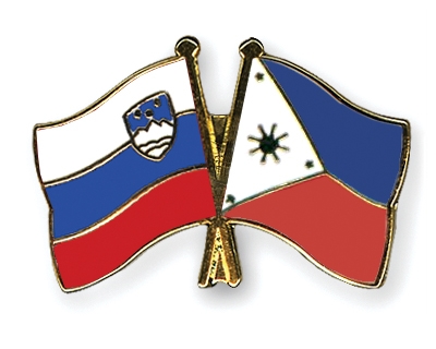 Fahnen Pins Slowenien Philippinen