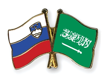 Fahnen Pins Slowenien Saudi-Arabien